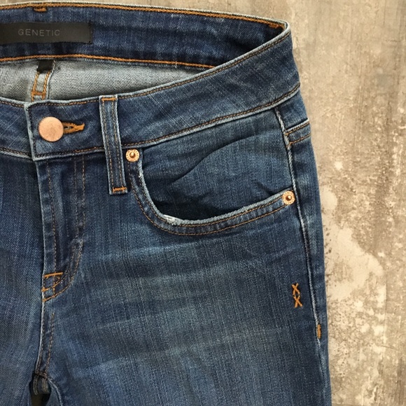 Genetic Denim👖Liam Straight Leg Crop/Arena Wash - Picture 3 of 7